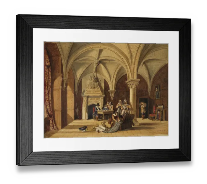 Framed Print : Todd - Pillar Chamber at Bolsover Castle J940035