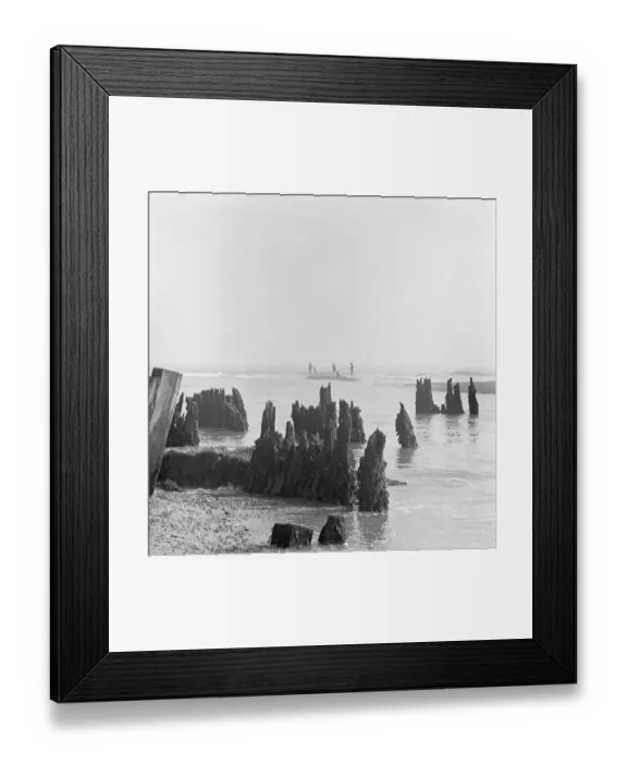 Framed Print : Walberswick Beach a082343