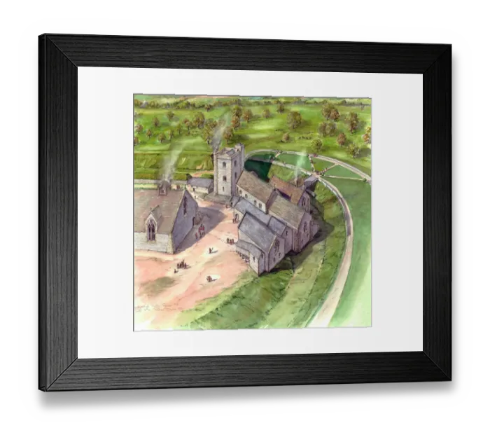 Framed Print : Ludgershall Castle J990007
