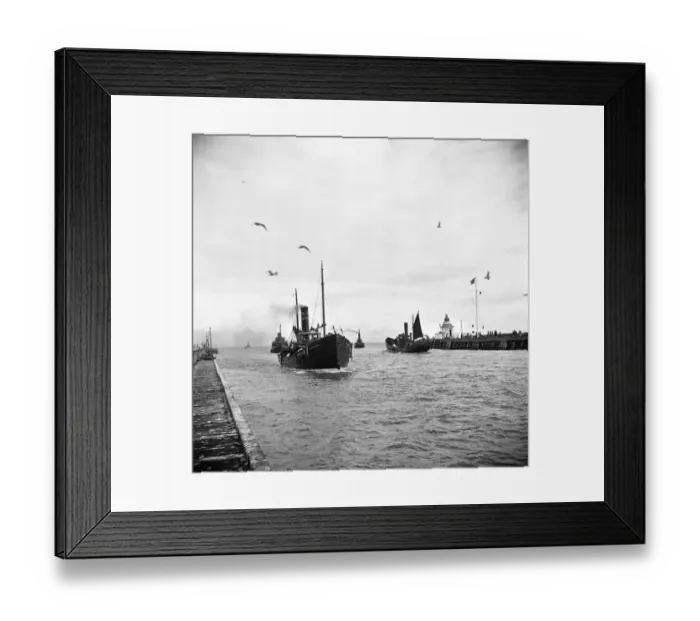 Framed Print : Fishing boats a98_10882
