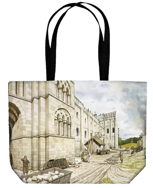 St Augustines Abbey during construction J000092