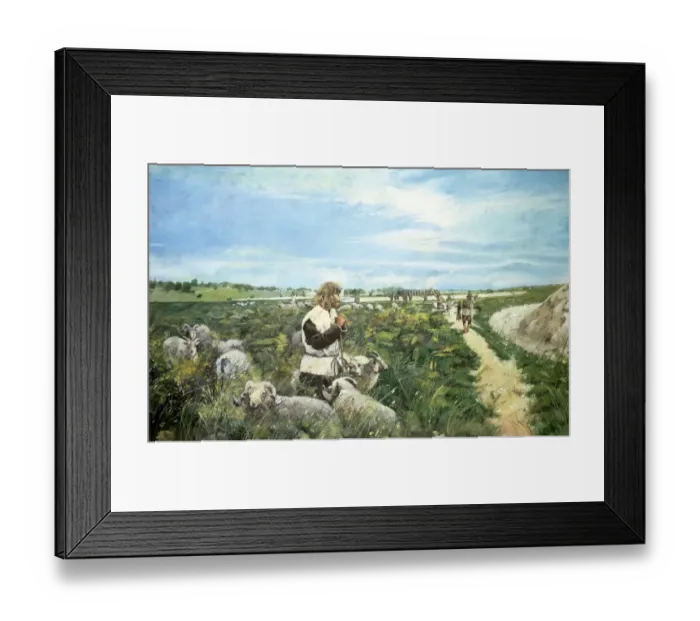 Framed Print : Stonehenge landscape c. 2500BC H870003