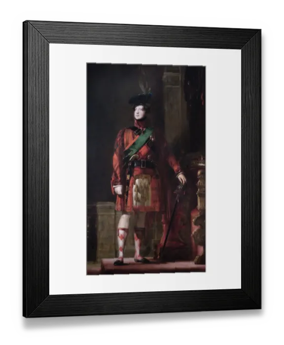 Framed Print : Wilkie - King George IV N070437