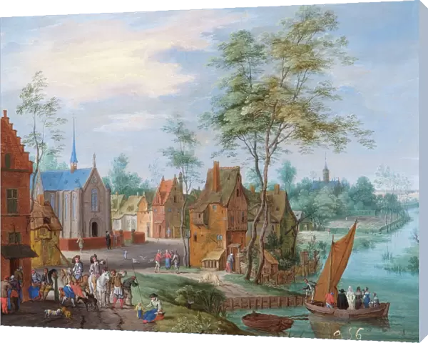 Gysels - A Flemish Village with River View N070592
