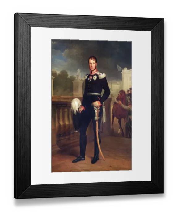 Framed Print : Herbig - Frederick William III, King of Prussia N070439