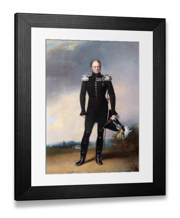 Framed Print : Dawe - Alexander I, Emperor of Russia N070499