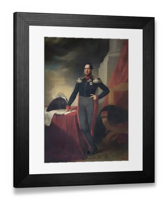 Framed Print : Frederick William III, King of Prussia N070531 Framed Print : Frederick William III, King of Prussia N070531