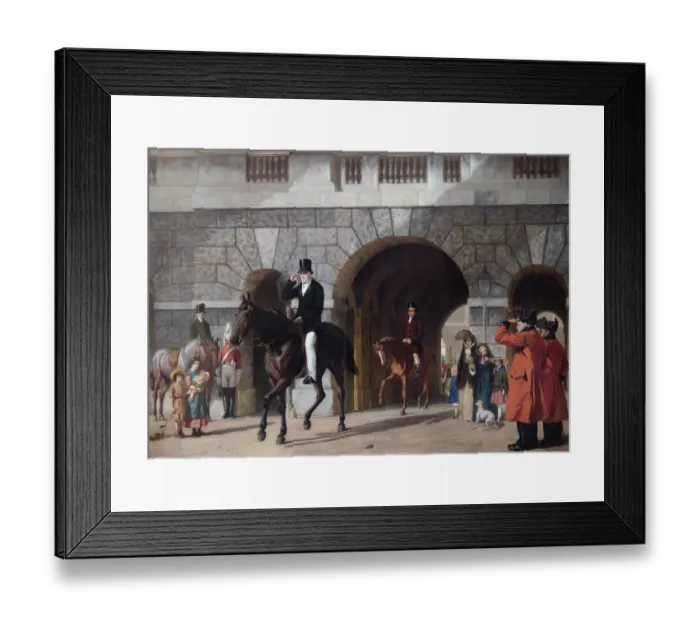 Framed Print : Glass - His Last Return for Duty N070530