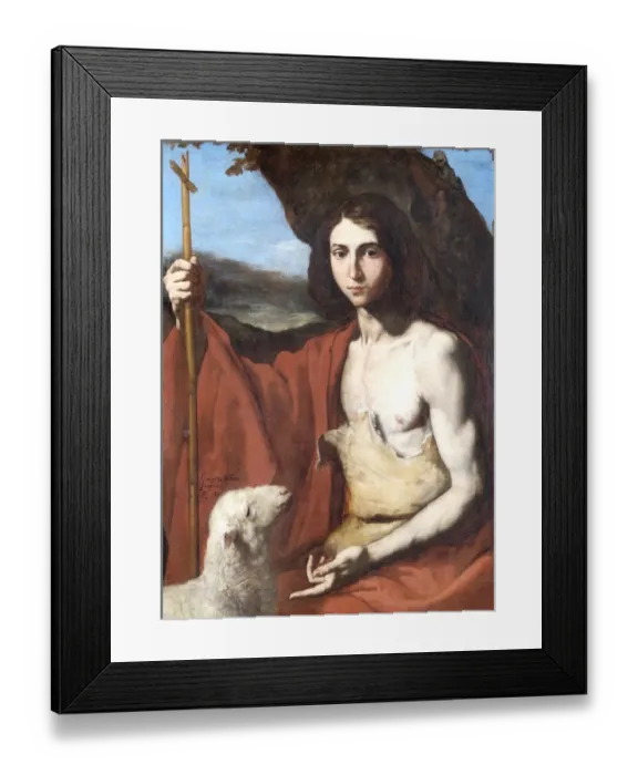 Framed Print : Ribera - St. John The Baptist N070582