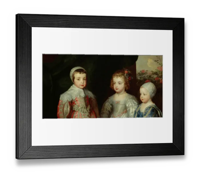 Framed Print : The Three Eldest Children of Charles I J920099 Framed Print : The Three Eldest Children of Charles I J920099