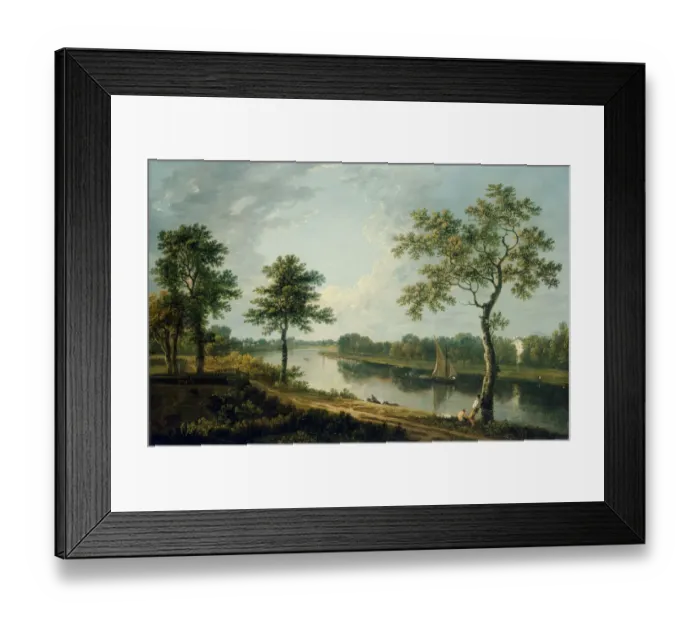 Framed Print : Wilson - The Thames near Marble Hill J920262 Framed Print : Wilson - The Thames near Marble Hill J920262