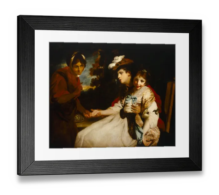 Framed Print : Reynolds - The Gypsy Fortune Teller J980053