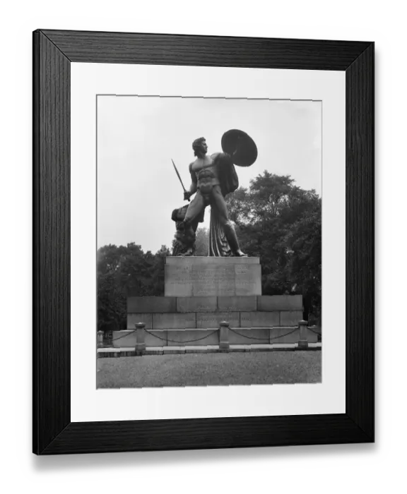 Framed Print : Achilles statue SAM01_01_0075