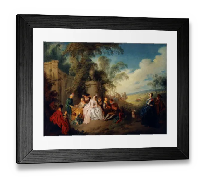 Framed Print : Pater - Fete Champetre J910571 Framed Print : Pater - Fete Champetre J910571