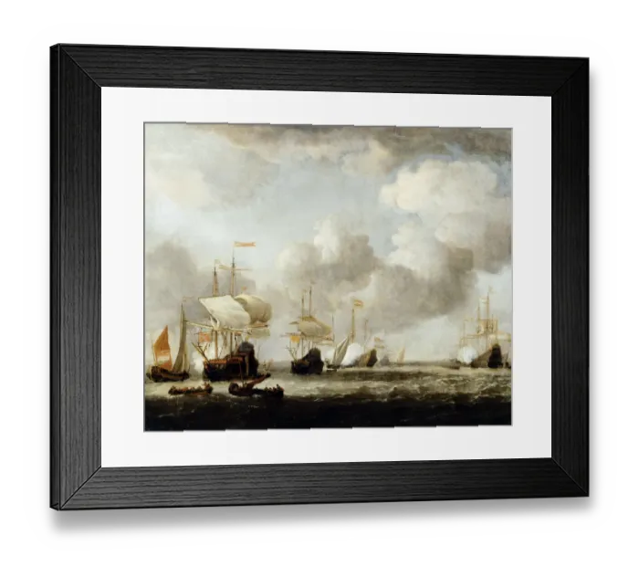 Framed Print : Dutch Fleet J950030