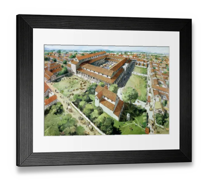 Framed Print : Silchester Roman City J950068 Framed Print : Silchester Roman City J950068