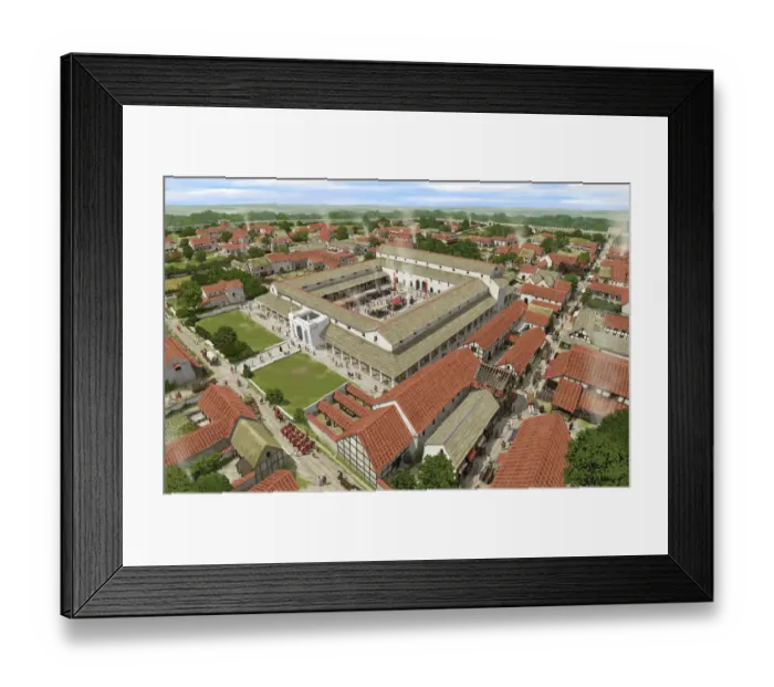 Framed Print : Silchester Roman City N080915