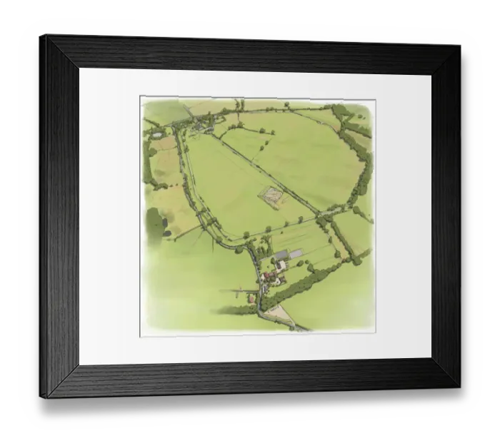 Framed Print : Silchester Roman City Walls N080917 Framed Print : Silchester Roman City Walls N080917