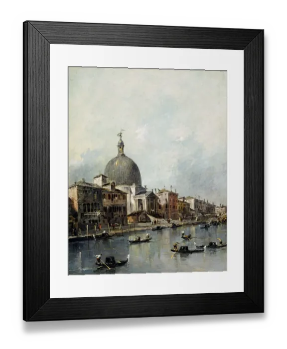 Framed Print : Guardi - San Simeone, Venice J910519