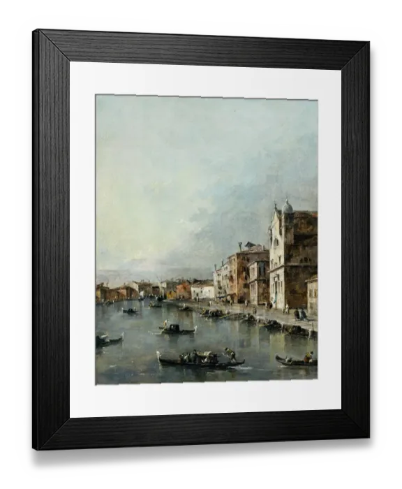Framed Print : Guardi - Santa Lucia, Venice J910520 Framed Print : Guardi - Santa Lucia, Venice J910520