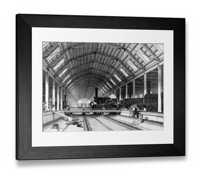 Framed Print : Engine House, GWR Works, Swindon BB94_04685
