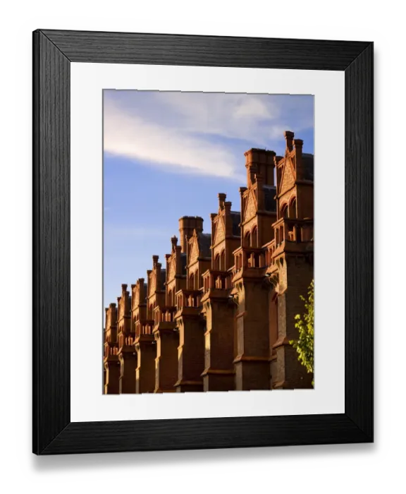 Framed Print : Gabled elevation N071941