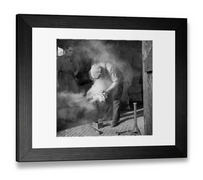 Framed Print : Farrier, Woodbastwick, Norfolk a98_13563
