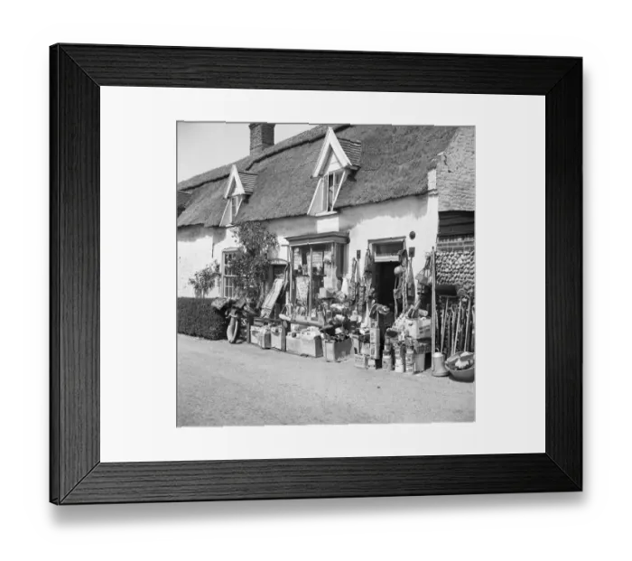 Framed Print : Village shop, Norfolk a98_11268