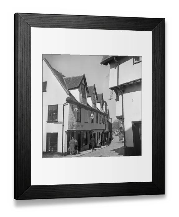 Framed Print : Norwich street scene a98_07531
