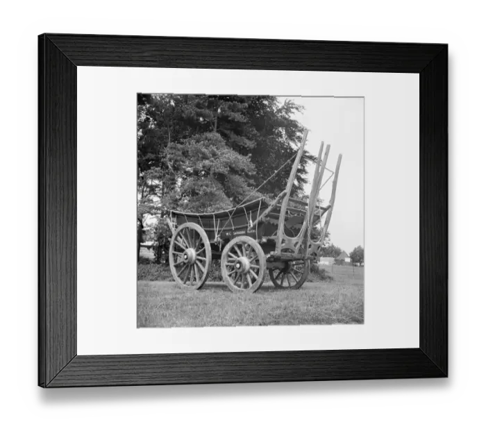 Framed Print : Farm Wagon a98_11487