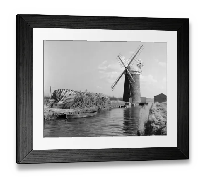 Framed Print : Windmill, Norfolk OP04512
