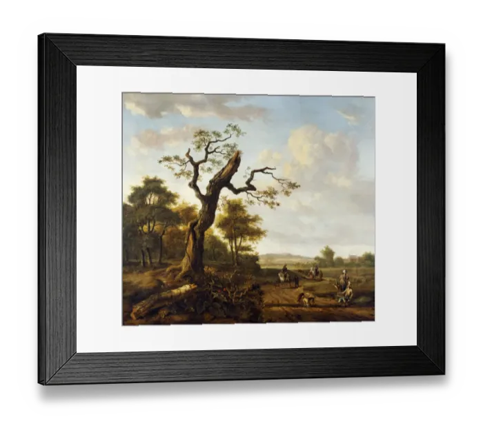 Framed Print : Wynants & Lingelback - A Hawking Party J910564 Framed Print : Wynants & Lingelback - A Hawking Party J910564