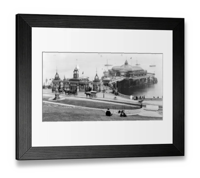 Framed Print : Plymouth Pier CC76_00445