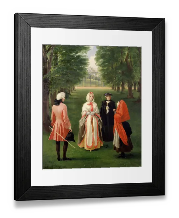 Framed Print : Leslie - Jeanie Deans Pleading with Queen Caroline J940116