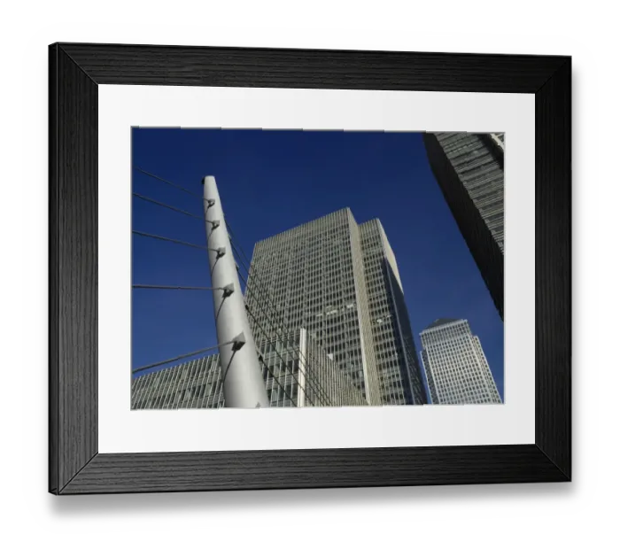 Framed Print : Canary Wharf K041136 Framed Print : Canary Wharf K041136