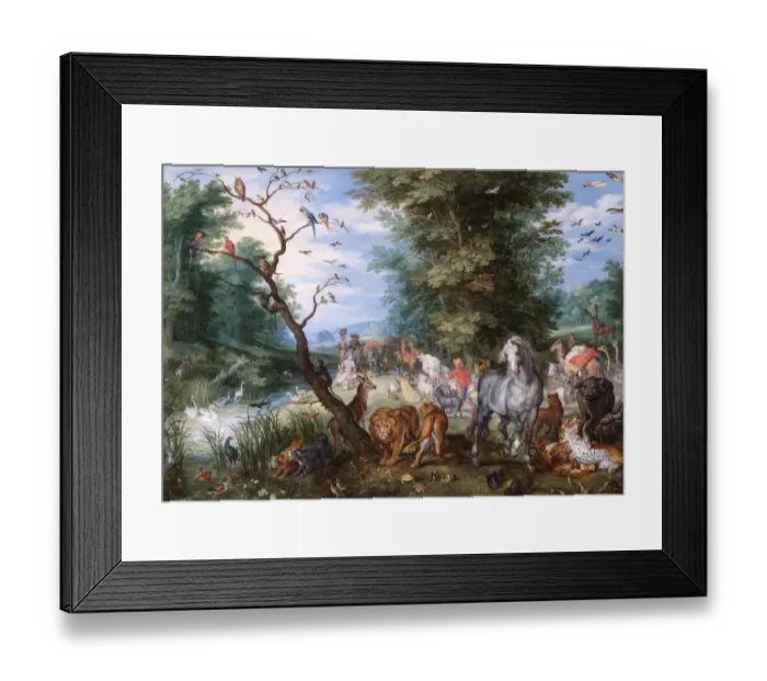 Framed Print : Brueghel - Entering the Ark N070593