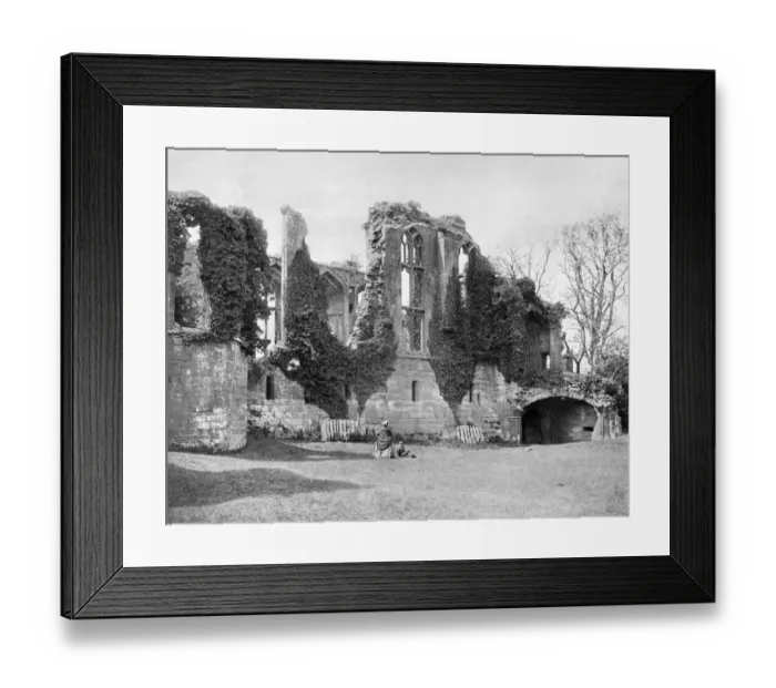Framed Print : Kenilworth Castle c. 1870 BB86_08584