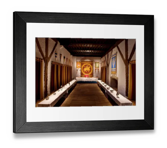 Framed Print : Dover Castle Guest Hall N090166