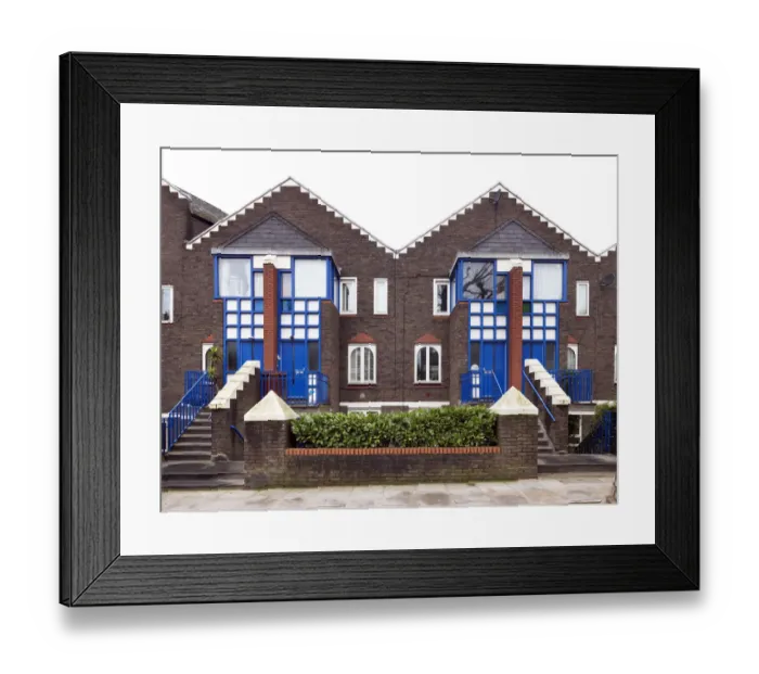 Framed Print : Cowper Terrace DP195620 Framed Print : Cowper Terrace DP195620