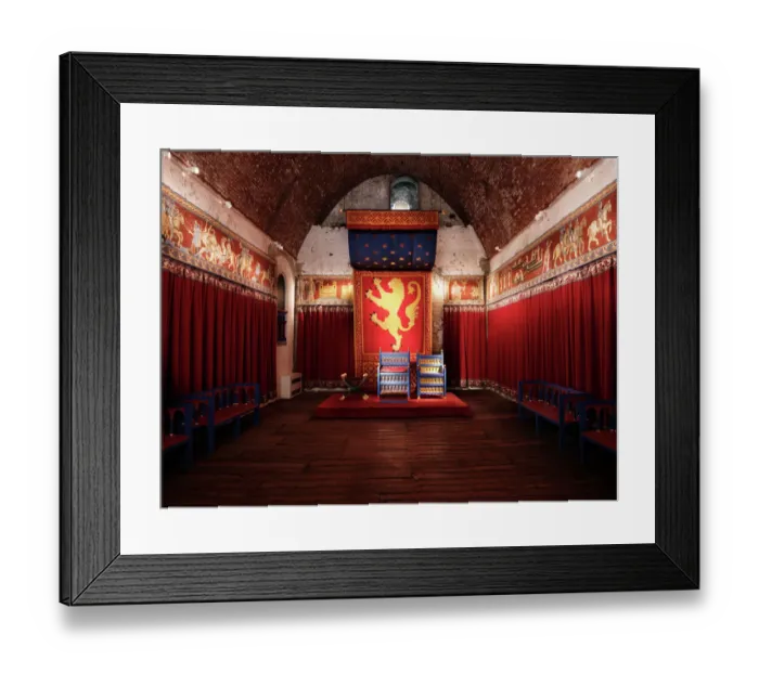 Framed Print : Dover Castle Kings Hall N090181