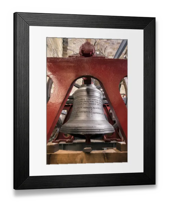 Framed Print : Memorial Bell DP218218 Framed Print : Memorial Bell DP218218