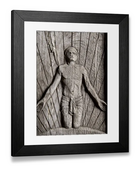 Framed Print : Memorial detail DP196143