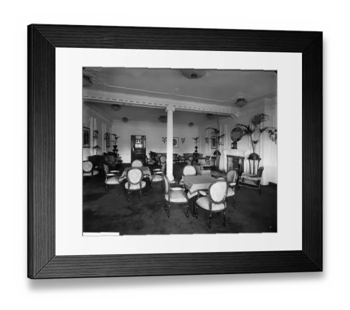 Framed Print : Reading and writing room, RMS Olympic BL24990_003