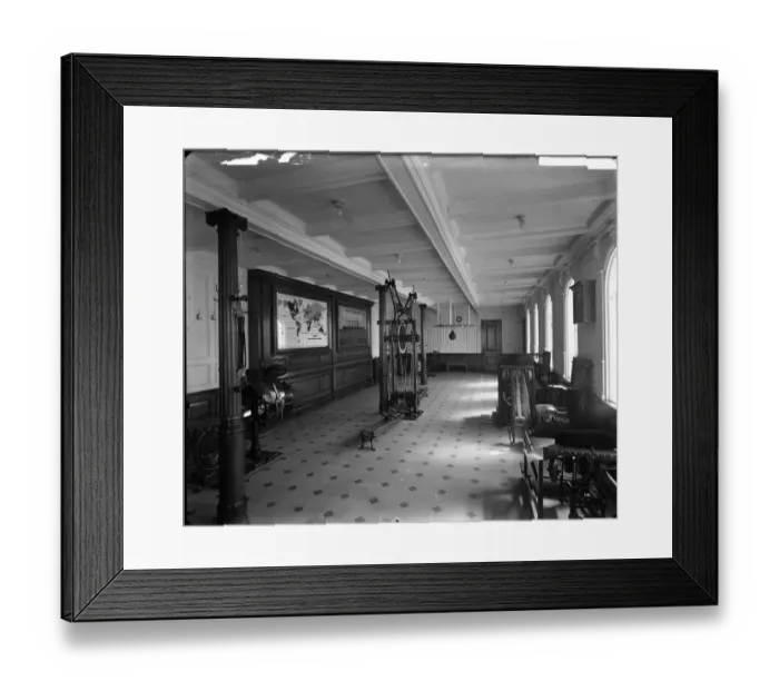 Framed Print : Gymnasium, RMS Olympic BL24990_014
