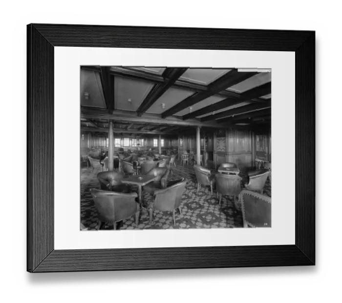 Framed Print : Smoking room, RMS Olympic BL24990_023