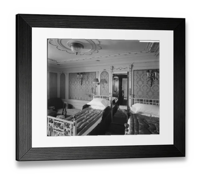 Framed Print : Bedroom suite, RMS Olympic BL24990_027