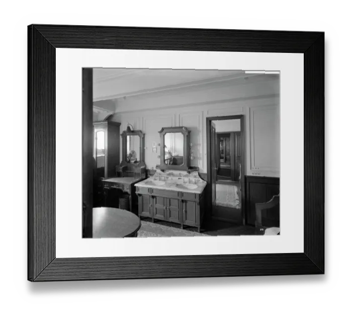 Framed Print : Bedroom suite, RMS Olympic BL24990_029a