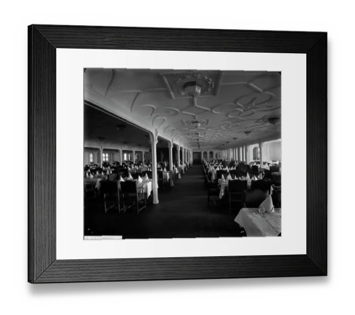 Framed Print : 1st Class saloon, RMS Olympic BL24990_035 Framed Print : 1st Class saloon, RMS Olympic BL24990_035