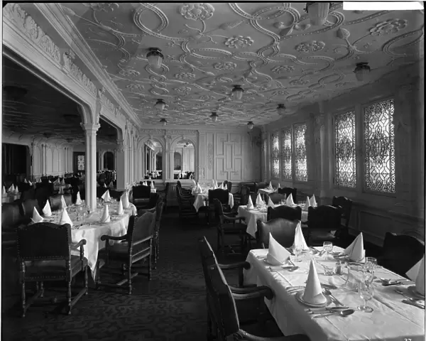 1st class saloon, RMS Olympic BL24990_037