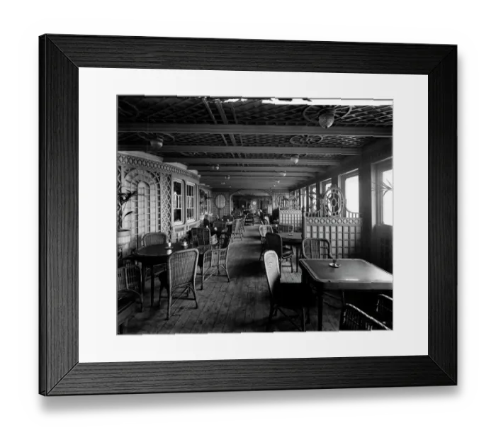 Framed Print : Cafe Parisien, RMS Olympic BL24990_041 Framed Print : Cafe Parisien, RMS Olympic BL24990_041